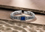Titan Sapphire Bracelet For Men By Orionz Jewels