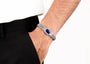 Titan Sapphire Bracelet For Men By Orionz Jewels