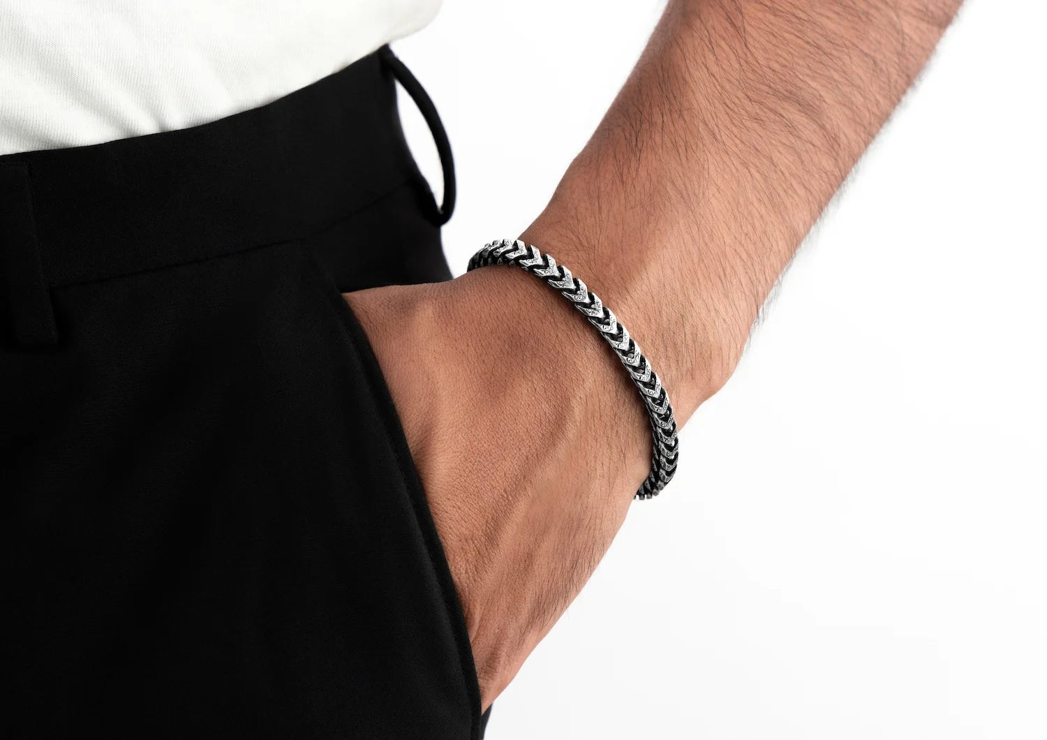 Titan Weave Bracelet For Men By Orionz Jewels