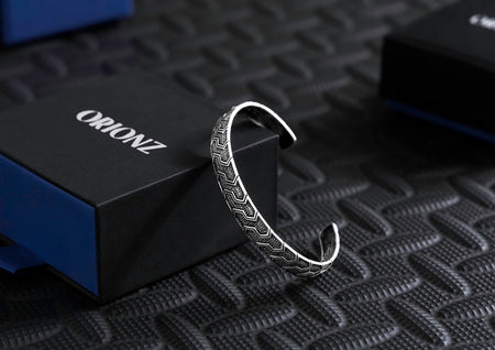 Vector Forge Cuff Bracelet For Men By Orionz Jewels