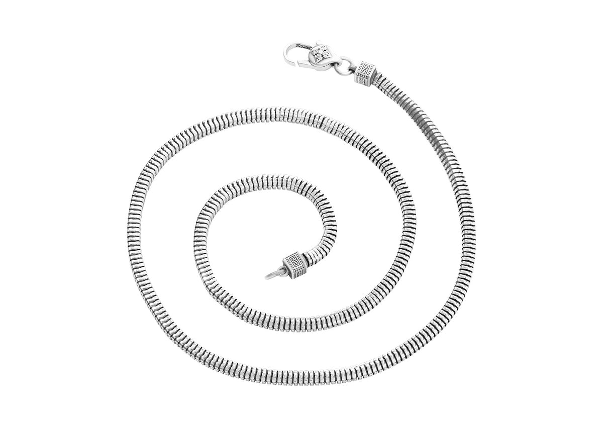 Viper Coil Neck Chain For Men By Orionz Jewels