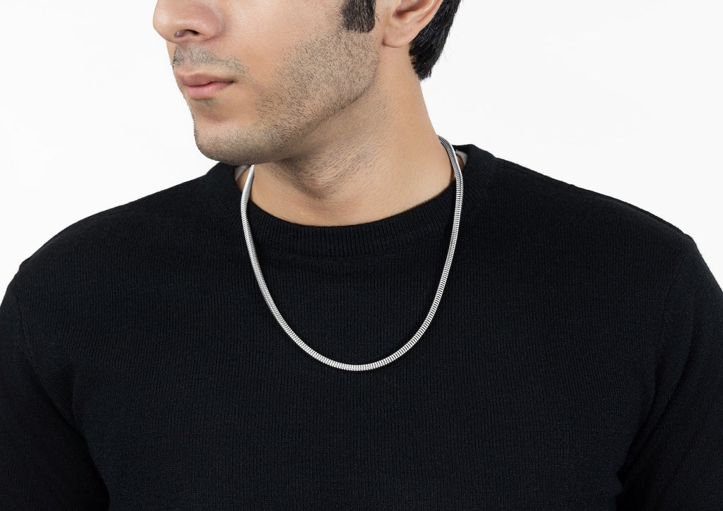 Viper Coil Neck Chain For Men By Orionz Jewels