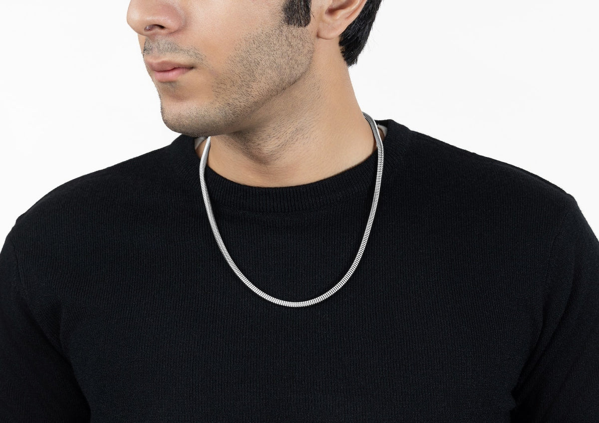 Viper Coil Neck Chain For Men By Orionz Jewels