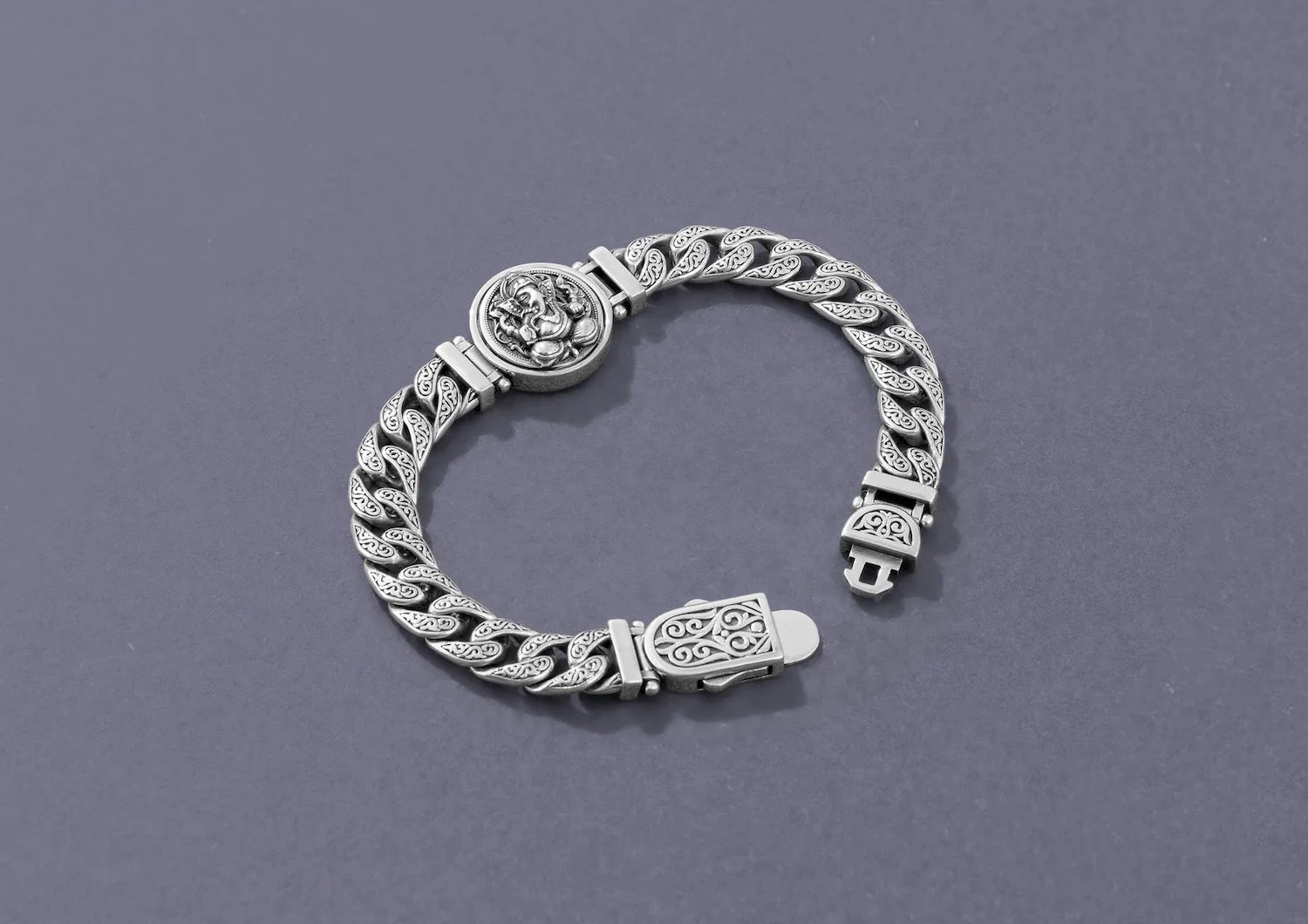 Vortex Ganesha Bracelet For Men By Orionz Jewels