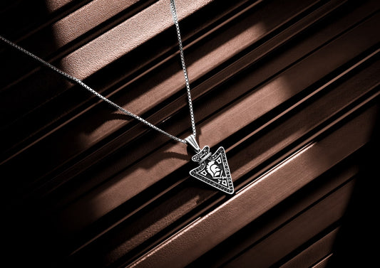 Warrior Crest Pendant For Men By Orionz Jewels