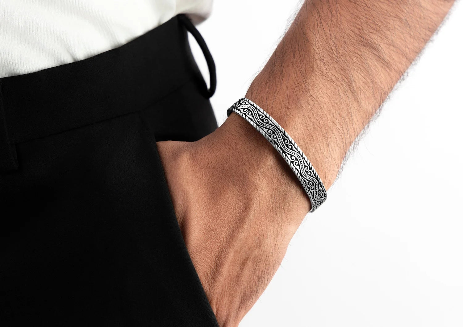 Waveforge Kada For Men By Orionz Jewels