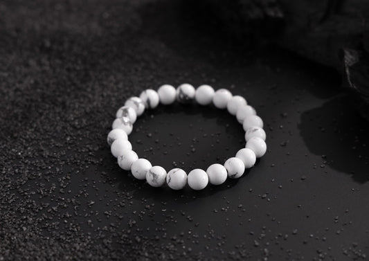 White Howlite Calm Energy Bracelet