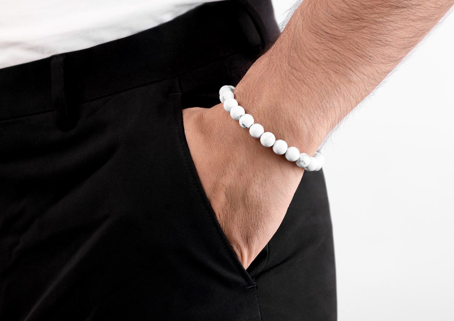 White Howlite Calm Energy Bracelet
