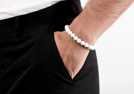 White Howlite Calm Energy Bracelet