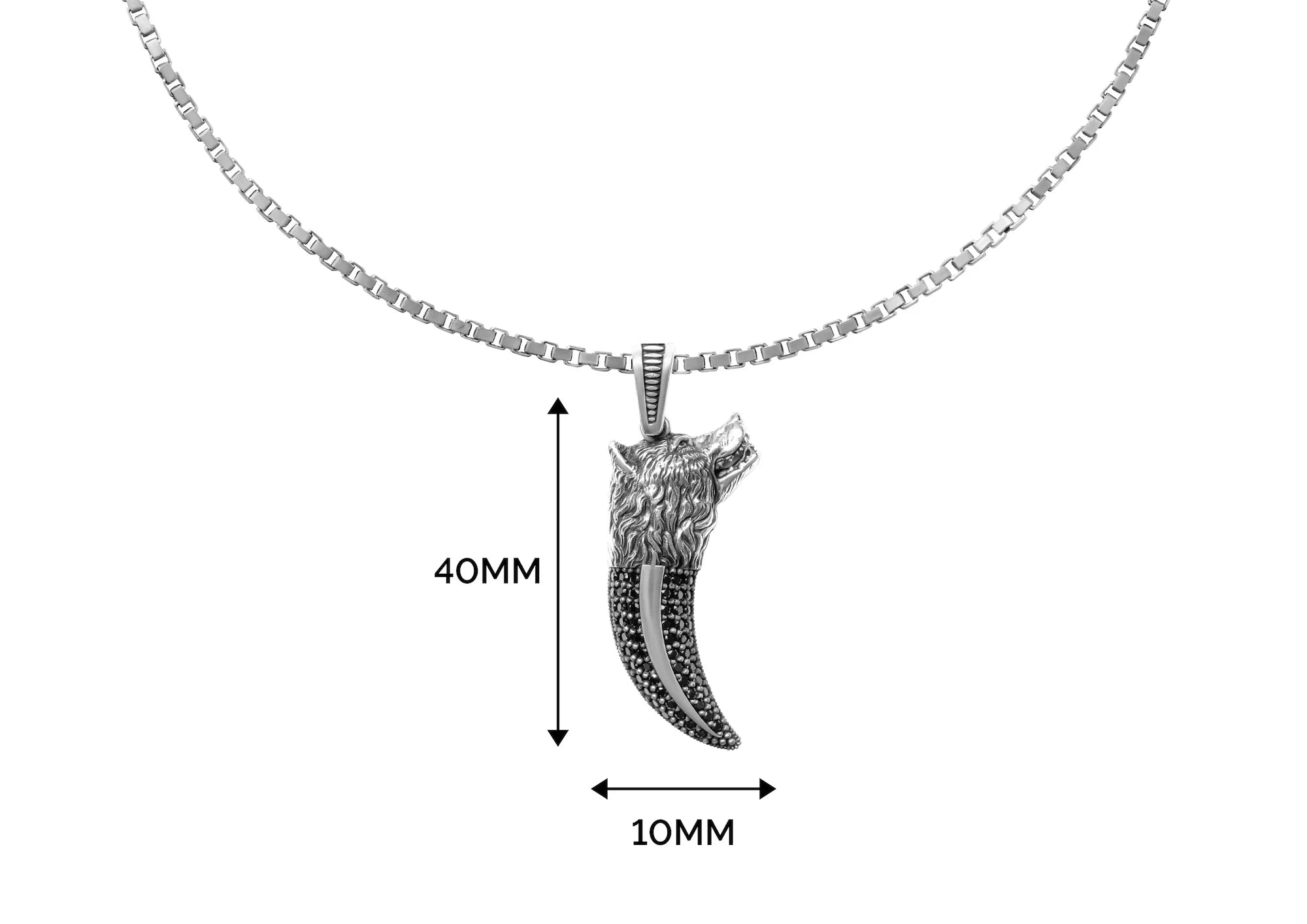 Wolf Claw Pendant For Men By Orionz Jewels