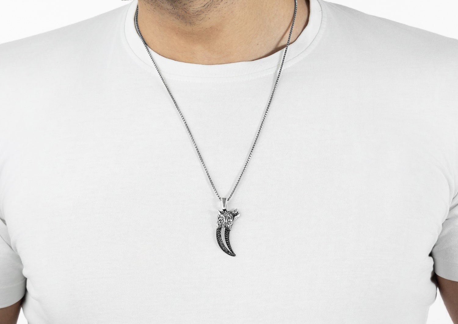 Wolf Claw Pendant For Men By Orionz Jewels