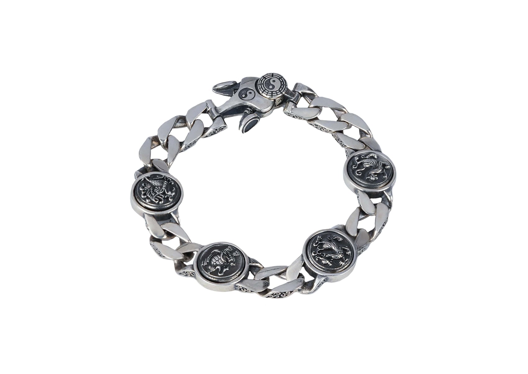 Zen Balance Revolving Medallion Bracelet For Men By Orionz Jewels