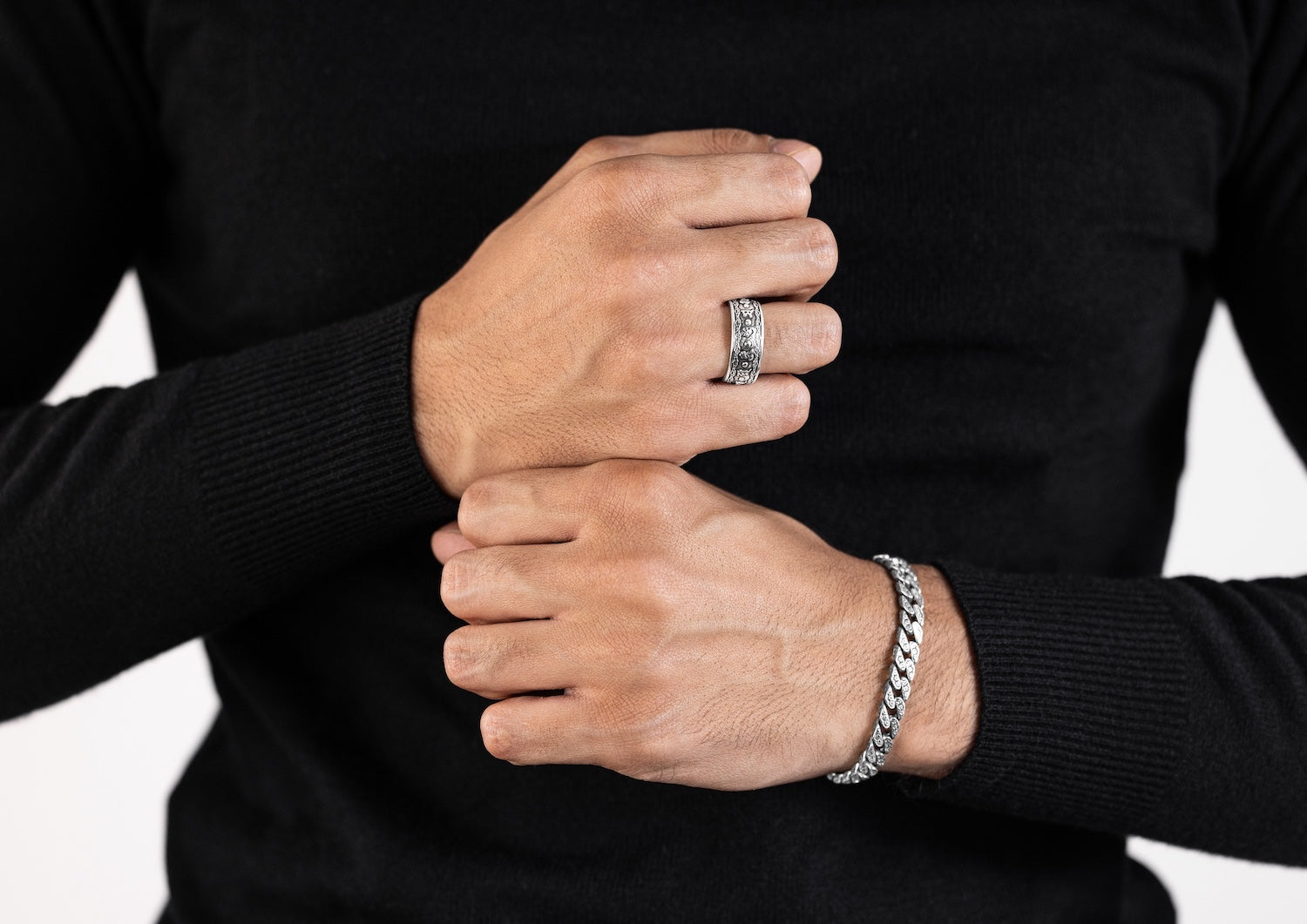 Zenstorm Band Ring For Men By Orionz Jewels