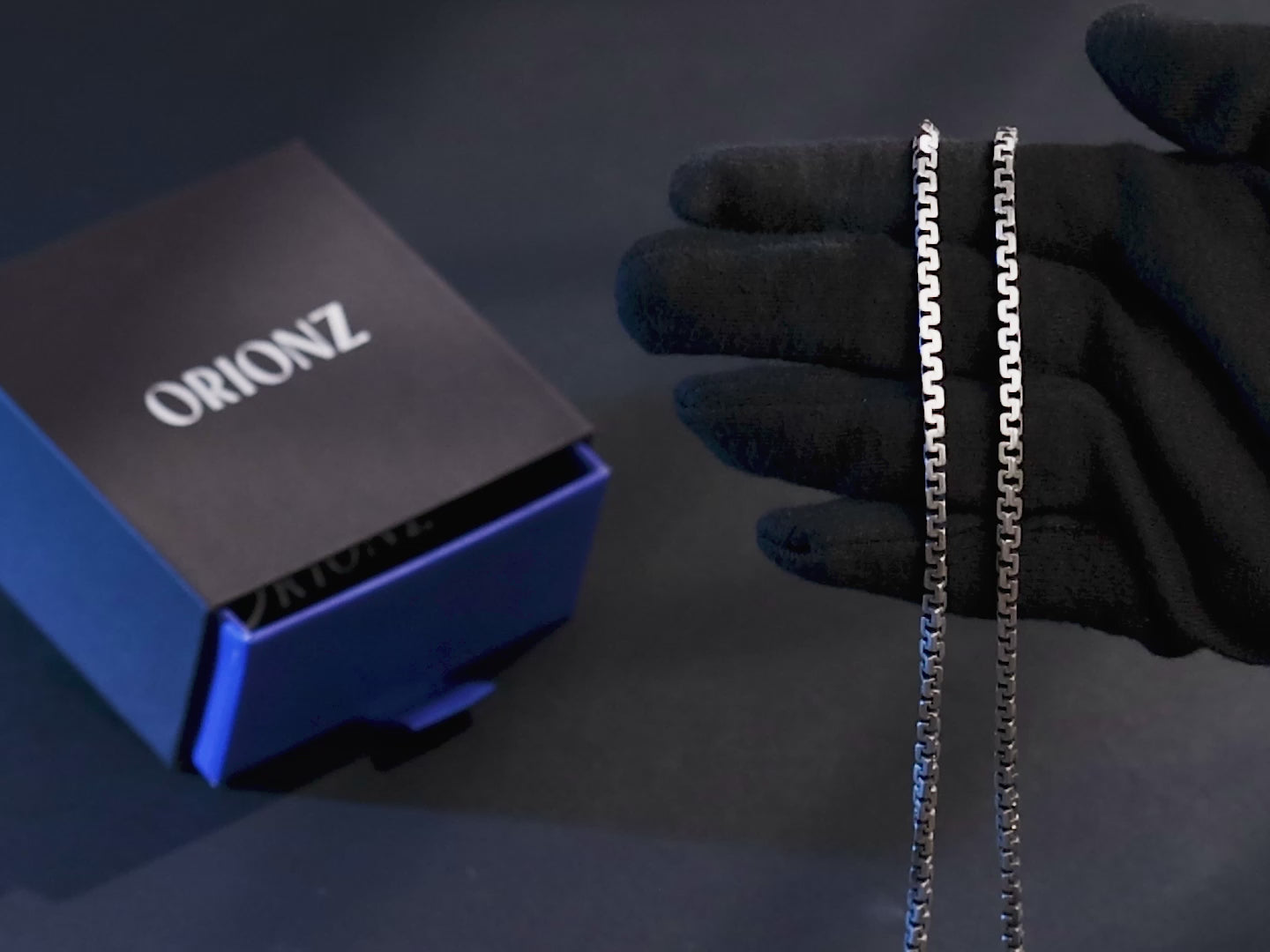 Gridlink Silver Chain For Men By Orionz Jewels