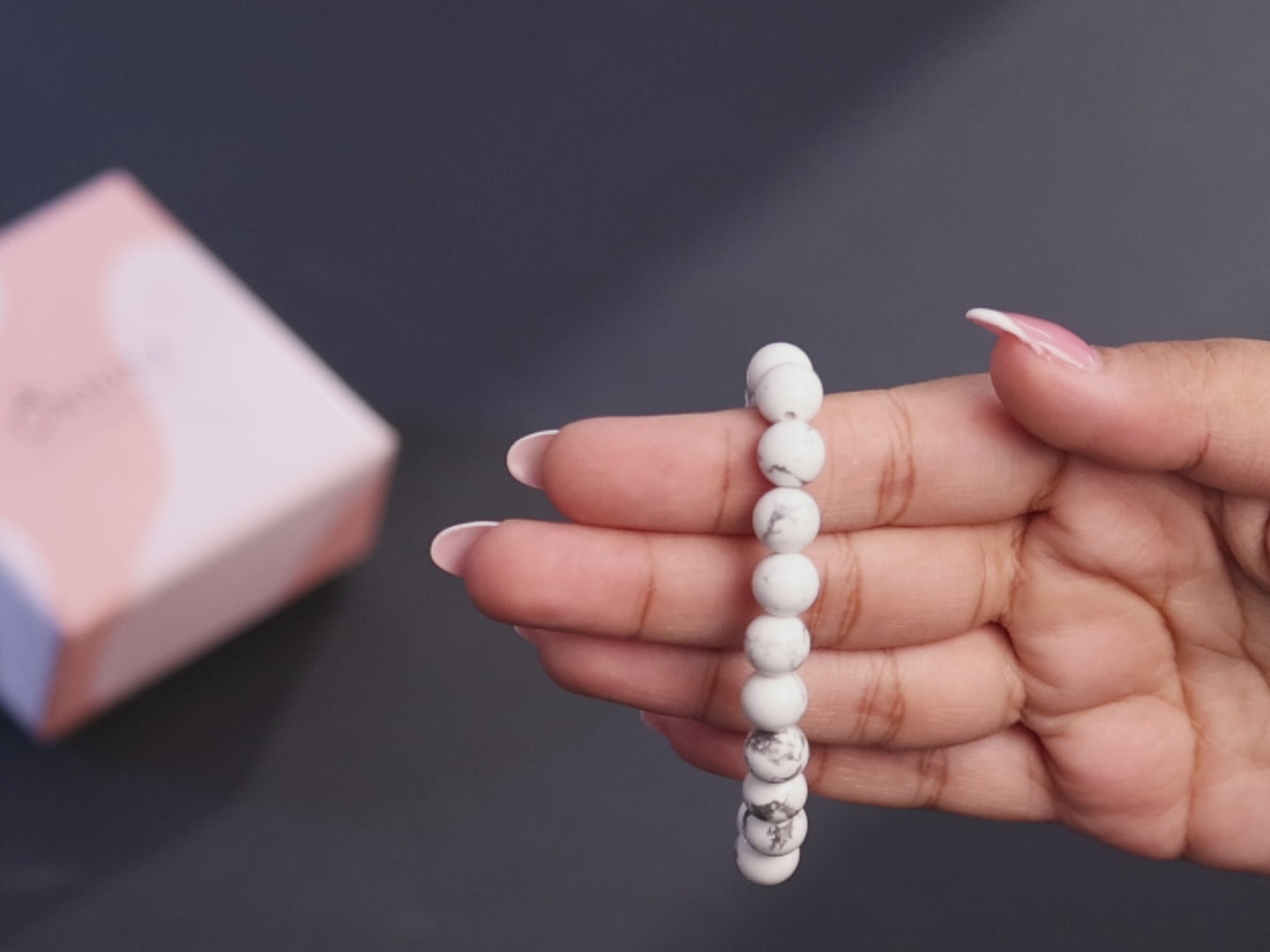 White Howlite Calm Energy Bracelet