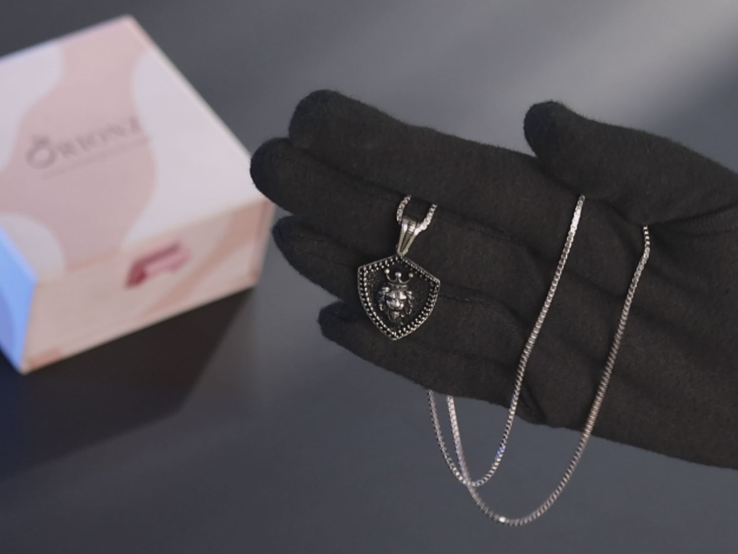 Royal Guardian Lion Shield Pendant And Locket For Men By Orionz Jewels