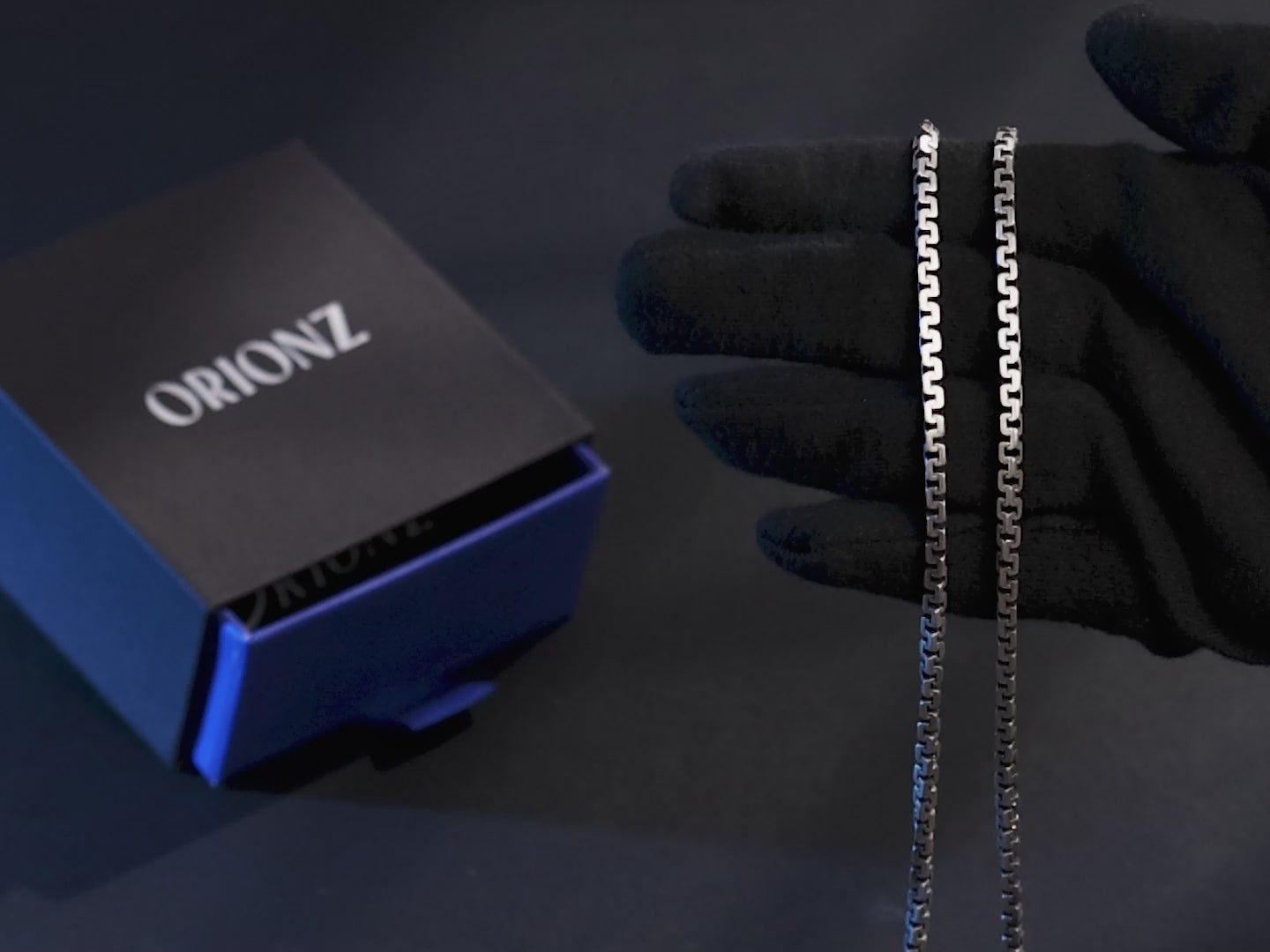 Gridlink Silver Chain For Men By Orionz Jewels