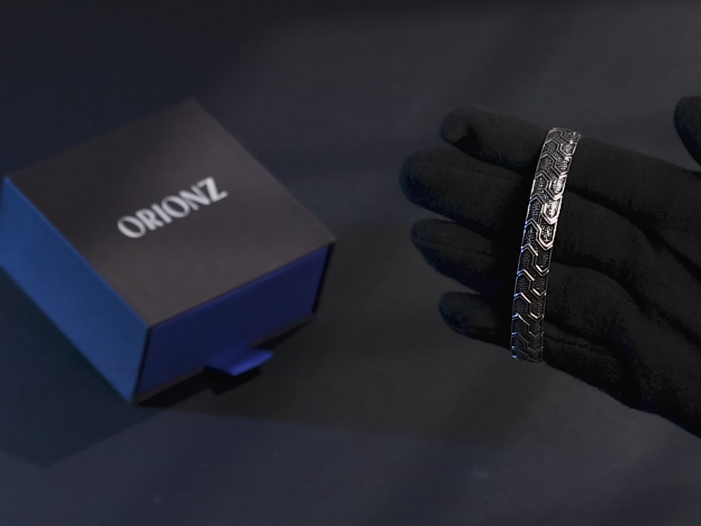 Vector Forge Cuff Bracelet For Men By Orionz Jewels