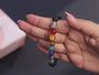Seven Chakras Lava Stone Bracelet
