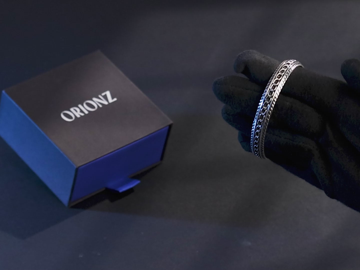 Chainline Cuff Kada For Men By Orionz Jewels