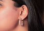 Irise Hoop Earrings For Women By Orionz Jewels