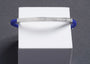 Blue Numeral 925 Silver Wrist Band For Men By Orionz Jewels