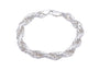 Chunky Rope 925 Sterling Silver Bracelet For Men By Orionz Jewels