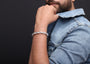 Chunky Rope 925 Sterling Silver Bracelet For Men By Orionz Jewels