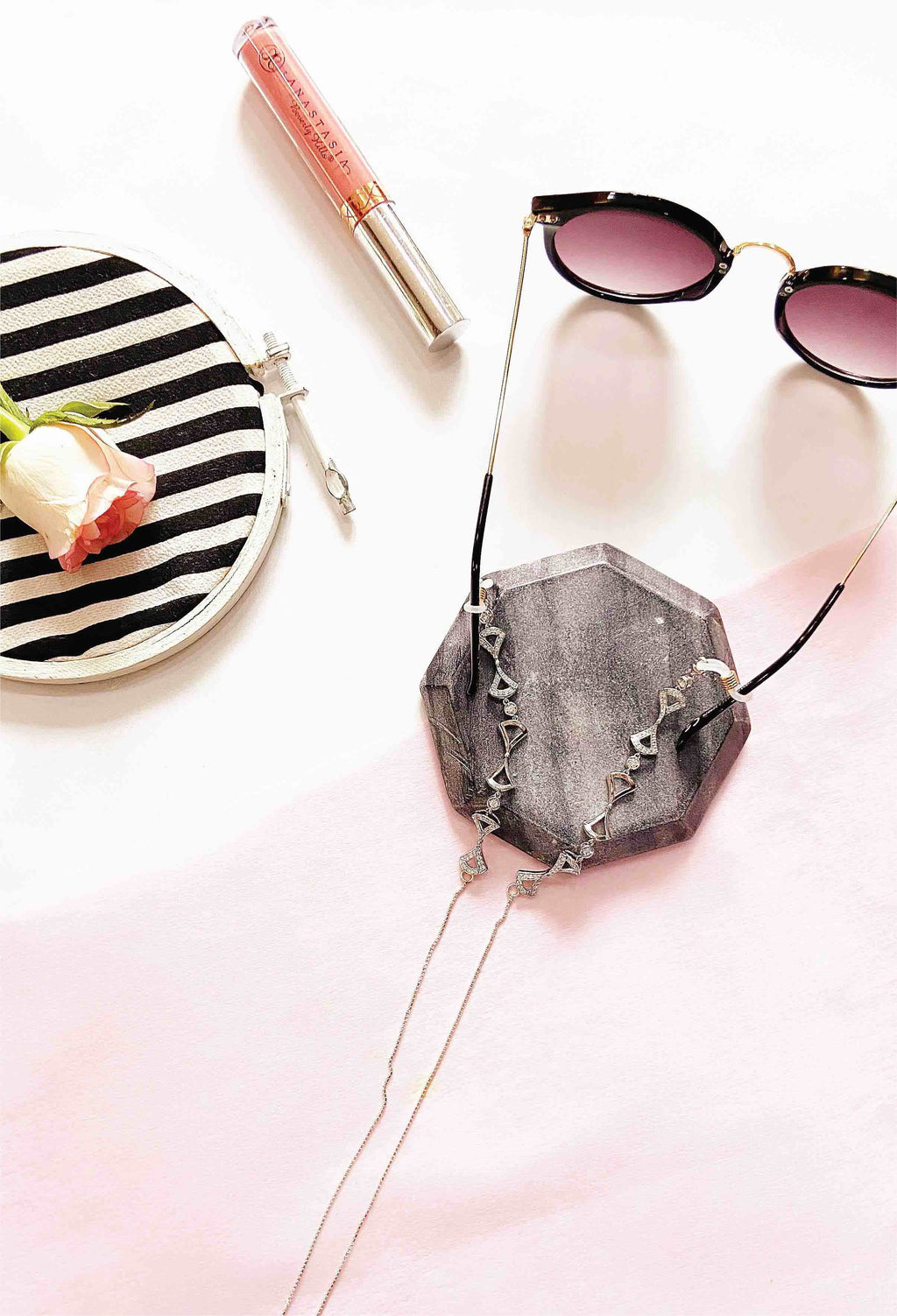 Glam Queen Mask Chain For Women By Orionz Jewels