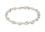 Intertwined Rope Sterling Silver Link Bracelet For Men By Orionz Jewels