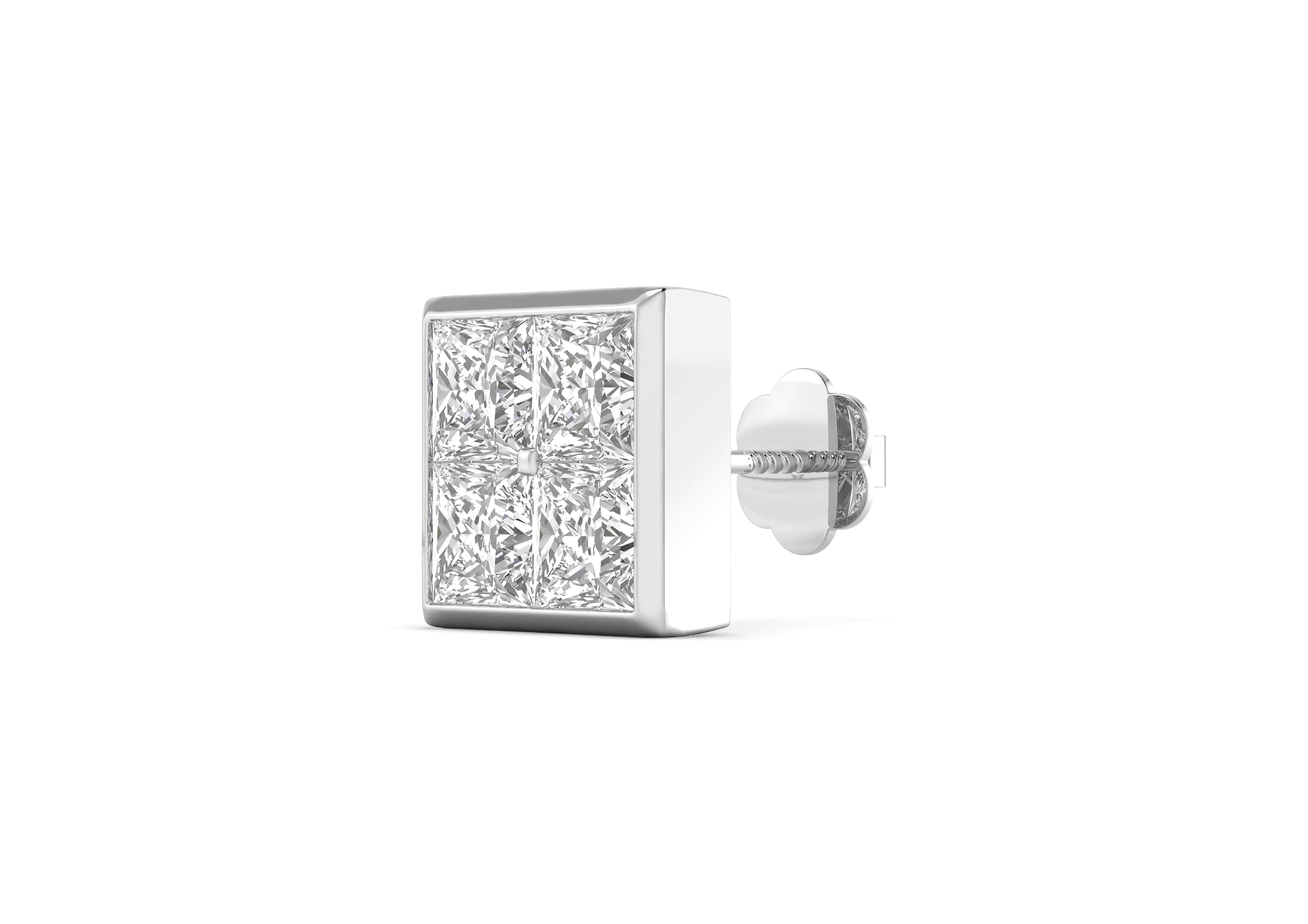 Mens platinum cheap ear studs