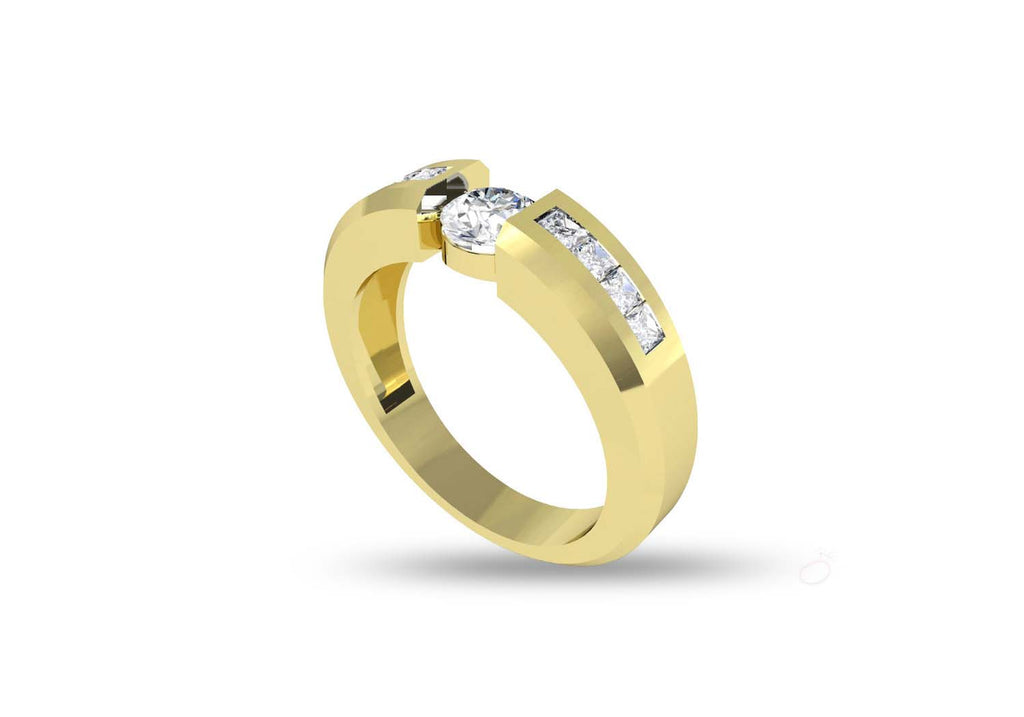 Buy DMJ Premium BISCUIT (3.5CM) HighQuality Gold Look Finely Detailed  Handmade Ring (Gold Biscuit Ring) (DM-BR-01) at Amazon.in