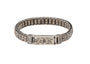 Revolving Om Barrel Sterling Silver Mens Bracelet By Orionz Jewels
