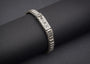 Revolving Om Barrel Sterling Silver Mens Bracelet By Orionz Jewels