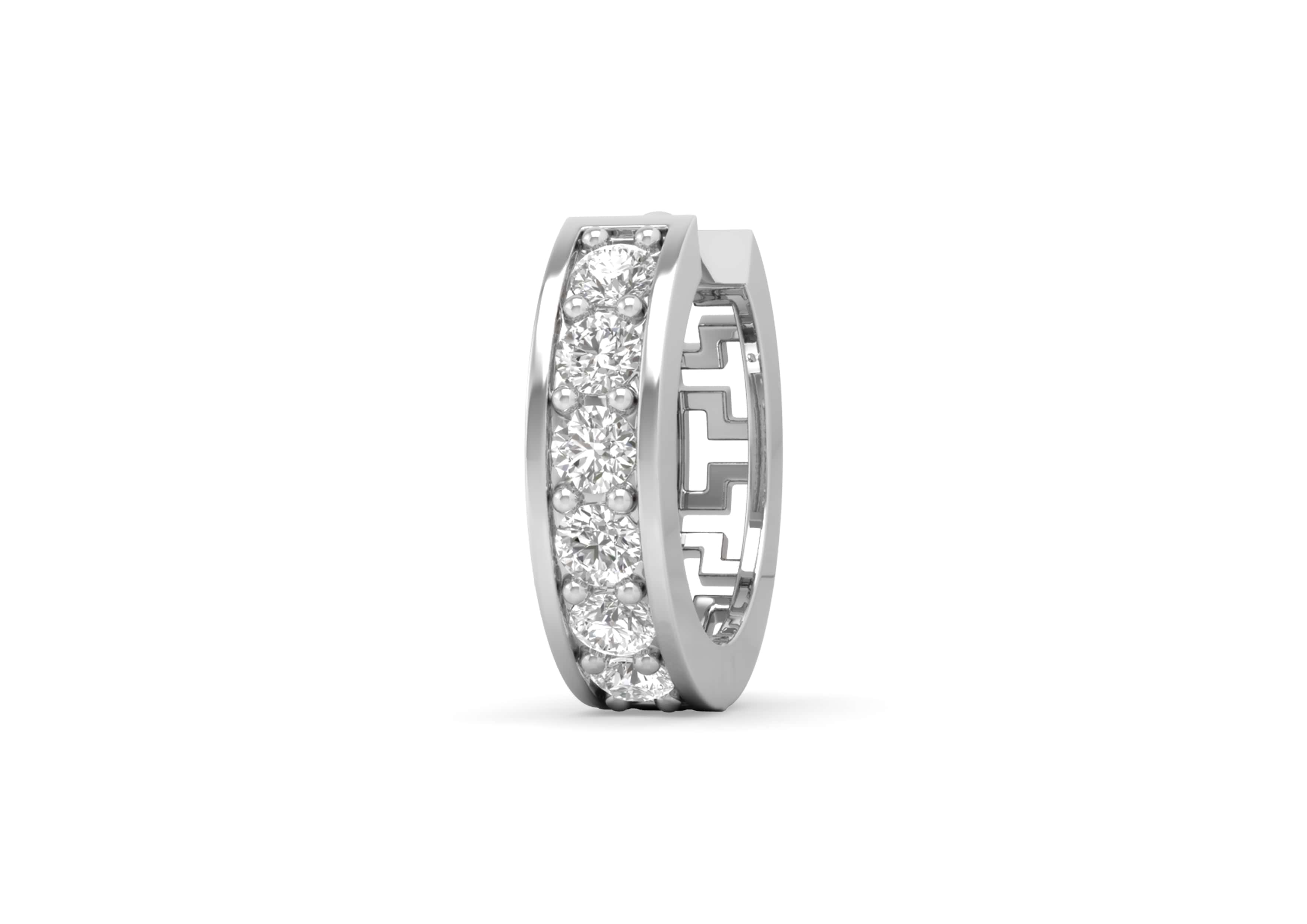 Silver hoops men clearance