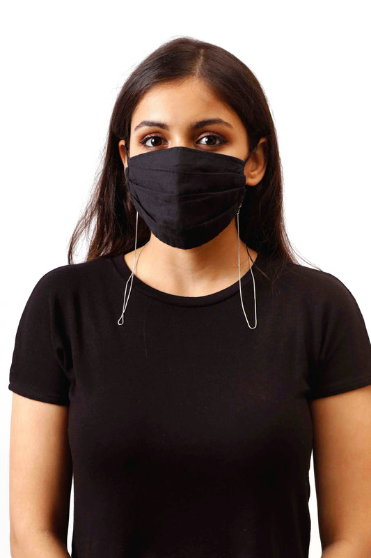 925 Sterling Silver Box Style Mask Chain Unisex