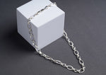 Sleek Single Link Silver Chain For Men By Orionz Jewels
