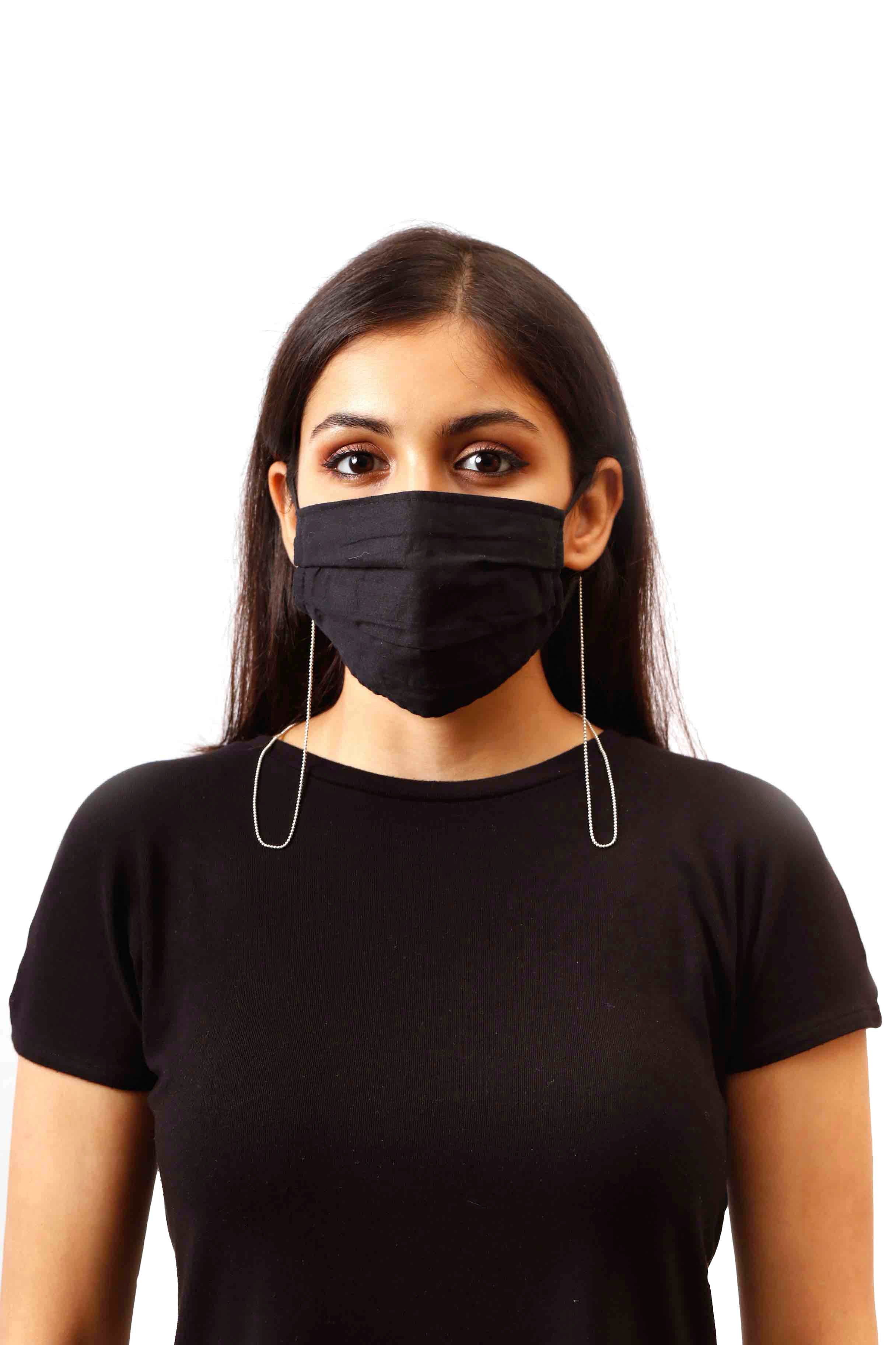 925 Sterling Silver Beaded Style Unisex Chain by Orionz Jewels India