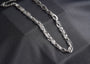 Textured Dual Link 925 Silver Chain For Men By Orionz Jewels