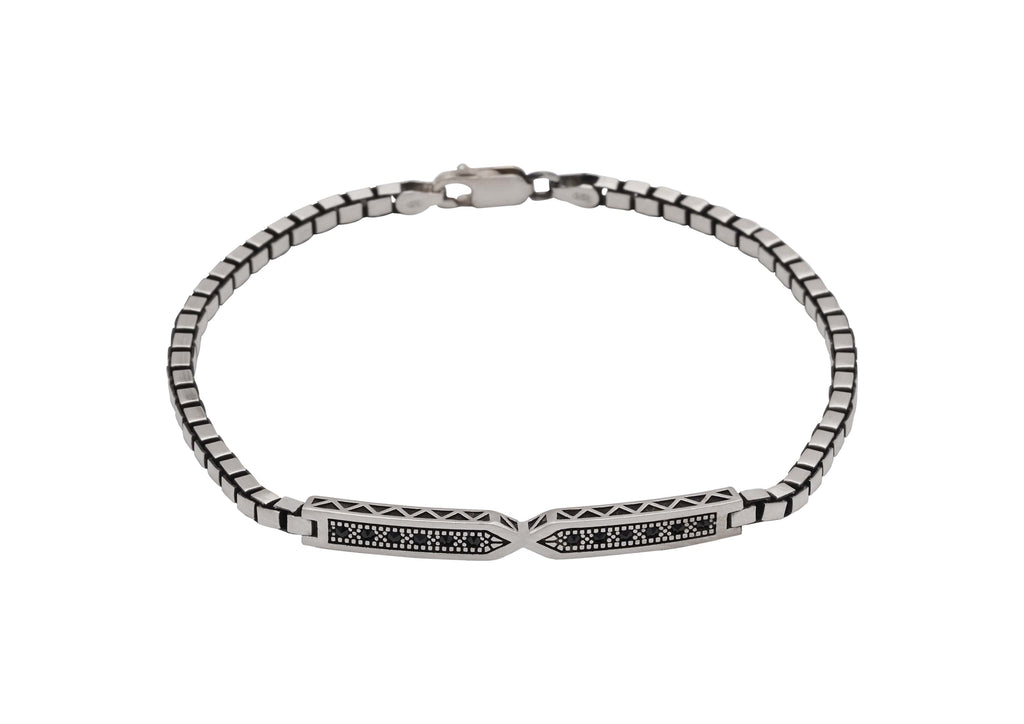 Towering Box Link Bracelet For Men By Orionz Jewels