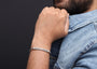 Towering Box Sterling Silver Link Bracelet For Men By Orionz Jewels