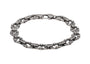 Victorian Oxidised Silver Bracelet For Men By Orionz Jewels