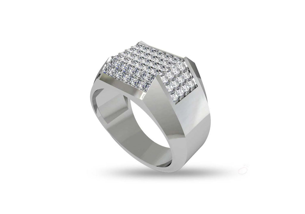 Buy MYKI Engagement solitaire silver plated adjustable mens ring Online at  Best Prices in India - JioMart.