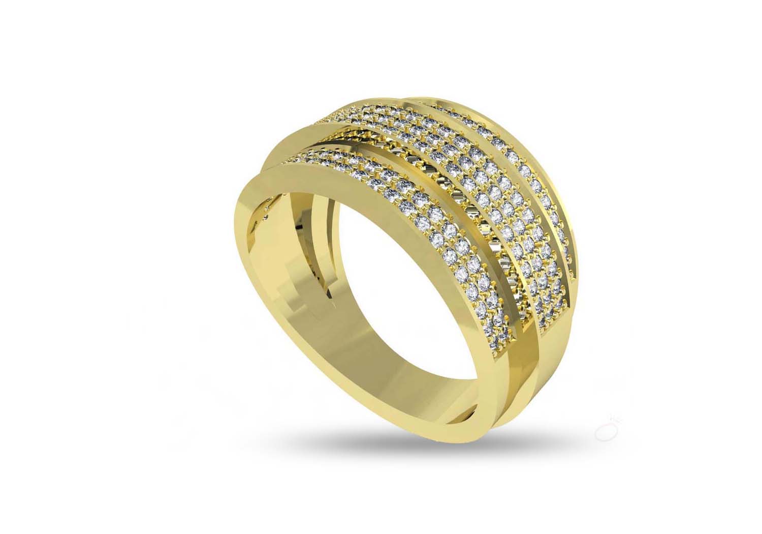 Artificial outlet gents ring