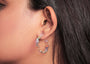 Asymmetrical Hoop Earrings For Women By Orionz Jewels