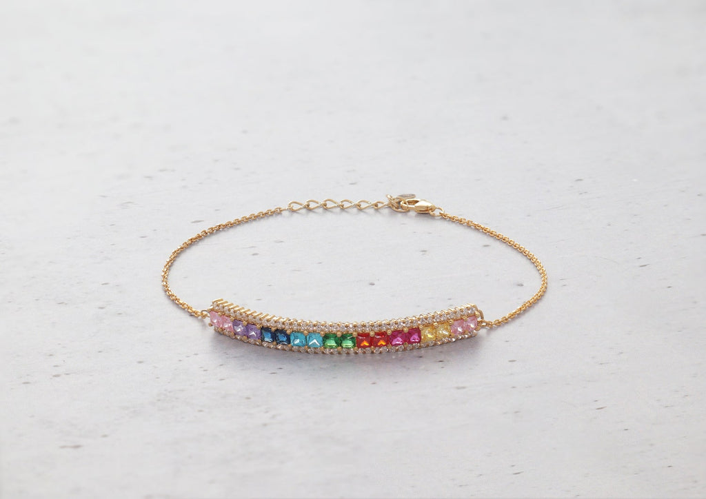 Rainbow Bracelet For Women By Orionz Jewels
