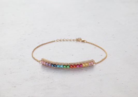Rainbow Bracelet For Women By Orionz Jewels